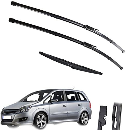 282214 Car Window Front Rear Windscreen Windshield Wiper Blades Set Kit,For Vauxhall,For Opel,For Zafira B 2005 2006 2007 2008 2009 2010 2011