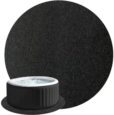 Tapis Gonflable pour Spa, Épais Imperméable et Gonflable pour Spa, Protection Antidérapante Absorbante pour Terrasse, Barbecue Et Extérieur
