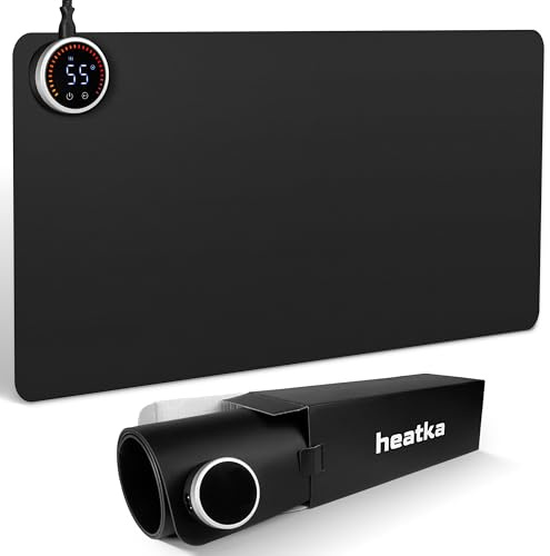 Heatka Heated Desk Pad – Large Hand Warmer Mat for Office & Home | 6 Heat Settings, Auto Shut-Off | Comfortable Desk Heater for Cold Hands & Winter Workspaces