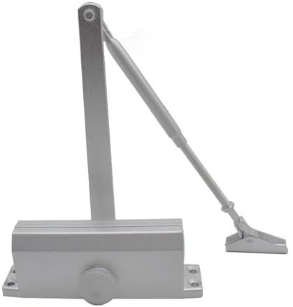Fjäderdörrstängare, 25 kg till 80 kg justerbar hastighet dörrstängningsutrustning ljuddämpande mjukstängande dörrbeslag hydraulisk buffert automatisk(S 25kg)