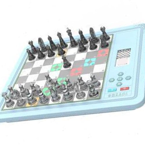Cryfokt Jeu D'échecs électronique avec Adversaire AI, Conception Lumineuse Intelligente pour la Formation des Compétences Logiques pour Enfants et Adultes, Jeu D'échecs Magnétique sur Ordinateur
