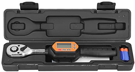 LIYJTK Llave de torsión digital Mini trinquete bidireccional ajustable Unidad de 1/2 pulgada 100 N.m SWM‑100 para mantenimiento de bicicletas y automóviles
