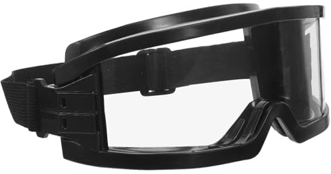 Mikikit Protective Fire Safety Goggles for Eye Protection Scratch Resistant and Fog Design for Woodworking Laboratory and Industrial Use