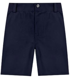 Mjjsk Pantaloncini da scuola per bambini estivi casual leggeri pantaloncini tinta unita per bambini traspiranti comodi pantaloni corti morbidi con tasche