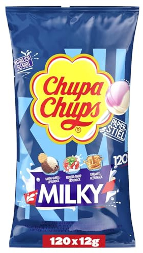 Chupa Chups Milky Lollipops Sac Enfants Sweets - 100