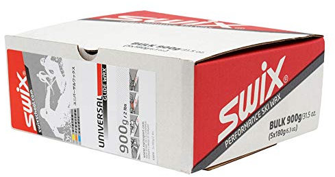 Swix U900 Universal Glide Ski/Snowboard Wax 900g 5 x 180 g Wachs, durchsichtig, Einheitsgröße