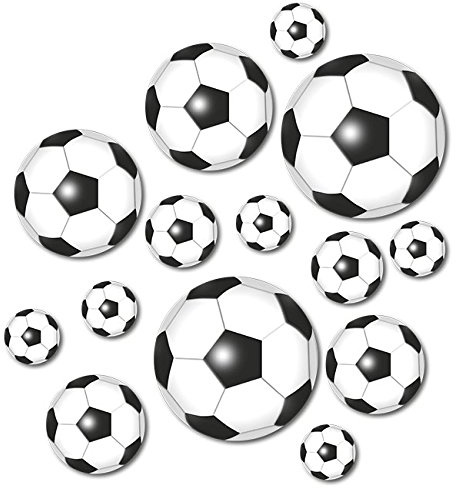Tischdeko XXL Konfetti Fußballfieber 42-TLG.