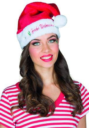 Rubie's 422120-STD Weihnachtsmütze mit Licht Accessoire X-Mas, Multi-Colored