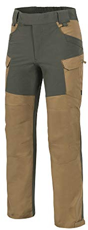 Helikon-Tex Outback Line, HOP Hybrid Outback Hose, DuraCanvas VersaStretch, Herren, Coyote Brown / Taiga Green, W38 - L30
