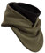 Manufaktur13 Hooded Loop - Kapuzen Schal, Loop aus hochwertigem Alpenfleece, Kapuzenschal/Hooded Scarf in versch. Varianten (M13) (Knit: Olive)