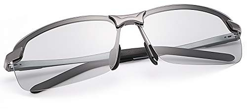 YIMI Gafas de Sol Hombre Deportivas Polarizadas Fotocromaticas Para Hombre y Mujer Conducción Ciclismo Moto Pesca Esqui Golf Running Deporte Al Aire Libre Rectangulares Protección 100% UVA UVB