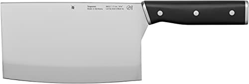 WMF Sequence - Cuchillo de cocina chino (30 cm, fabricado en Alemania, corte de rendimiento, diseño cinético, hoja de acero especial, hoja de 17 cm)