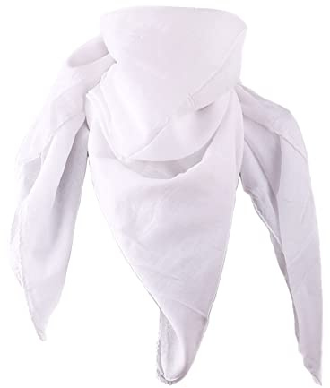 Baumwolltuch Schal Kopftuch Damen Herren Unisex Bandana Halstuch Accessoire Multifunktionstuchviele Atmungsaktiv und Weich Gesichtsschutz für Herbst und Winter Farben 100x100 cm