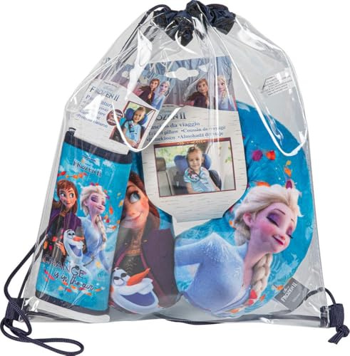 Kit de coche infantil Frozen de Disney, compuesto por cinturón y almohada acolchados, lavable y reutilizable
