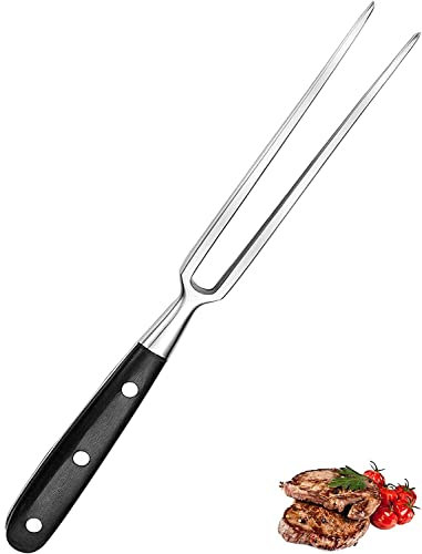 Yeesabella 27 CM Carving Fork - Stainless Steel Meat Serving Fork for BBQ, Turkey Roast, Dinner Party & Festival
