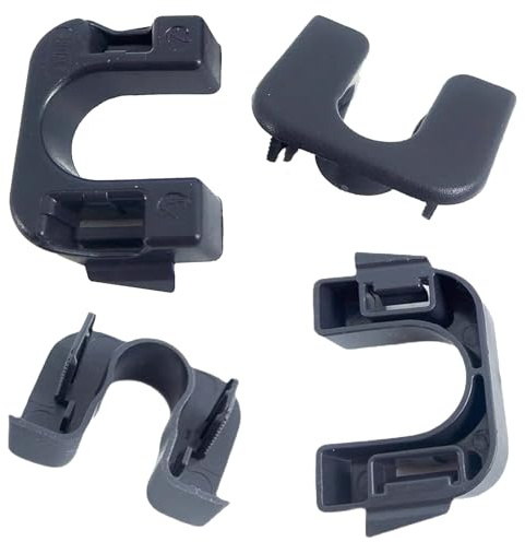 4xHeckregal-Clip-Montagehalterungen, Heckregal-Clip, kompatibel mit Ford Fiesta MK7MK8 Focus B-Max C-Max Peugeot Citroën C3 DS3 015532109E 1539663 8795EN 8A61-46698-AA 8A6146698AA
