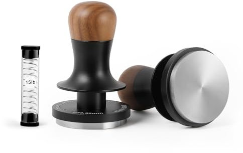 MHW-3BOMBER 51mm Espresso Coffee Tamper with 3 Spring Loaded Calibrated Coffee Tamper 15lbs/30lbs with Sound Feedback Modell: T6182T-OS
