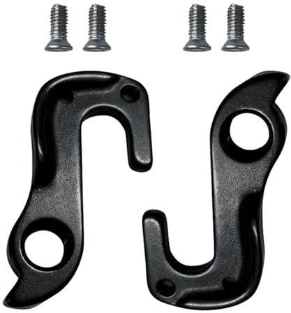 Haken für Fahrradumwerfer, Haken am Hinterrad | Mech Hanger Fahrrad-Schwanzhaken aus Aluminiumlegierung - Passend für die meisten Schaltwerke, leicht, inkl. Schrauben,