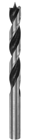 sourcing map Brad Point Drill Bits 10mm(25/64) Dia Straight Round Shank Drill Metric Brad Point 3.1 Drilling Depth Spiral Twist Drill Bits for Carpenter Woodworking Plastic Rubber