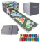 Boîte de Rangement de Voiture avec Tapis de Jeu, Pliables avec Poignées Cube Rangement pour Chambre d'enfant, Salle de Jeux,Chambre, Organisateur de Jouets pour garçons et Filles
