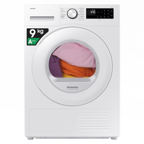 Sèche-linge Samsung Blanc Pompe à chaleur / Optimal Dry / 9kg - DV90DG52A0TEEF Classe C