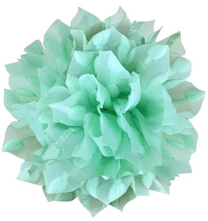 Broche délicate faite à la main en dentelle en dentelle – 11 cm double clip bijoux pour mariage, banquet et fête, accessoire élégant pour robe et costume