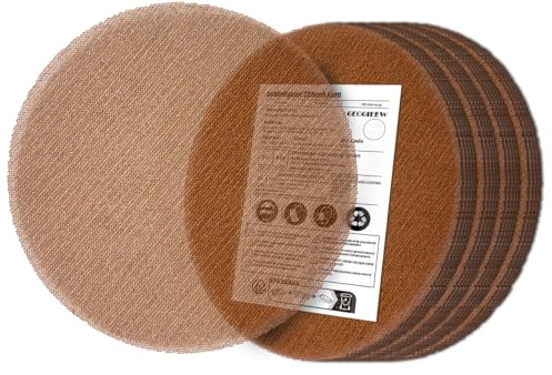 GEOGIEEW 20 Pezzi Rete Dischi Abrasivi 225mm Grana 150 - Compatibile con Giraffa Levigatrice e Levigatrice Orbitale, Lucidatrice Auto - Ideale per Levigatura Legno, Metallo, Vernice, Stucco
