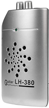Mini amplificador de guitarra eléctrica, altavoz plateado