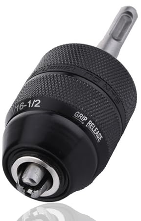 Moyata Bohrfutter Adapter 2-13 Schnellspannbohrfutter 1/2-20UNF | SDS Plus Schnellspannbohrfutter, Schnellwechsel-Adapter Konverter-Miniatur-Bohrfutter Mini-Zubehör