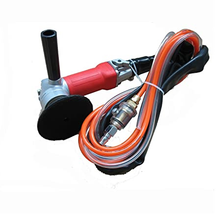 Suction Seam Setter 4-Inch Air Wet Stone Polisher 5500 Rpm With Rear Exhaust,Air Powered Stone Polisher Granite,Stone, Marble Slab Installation
