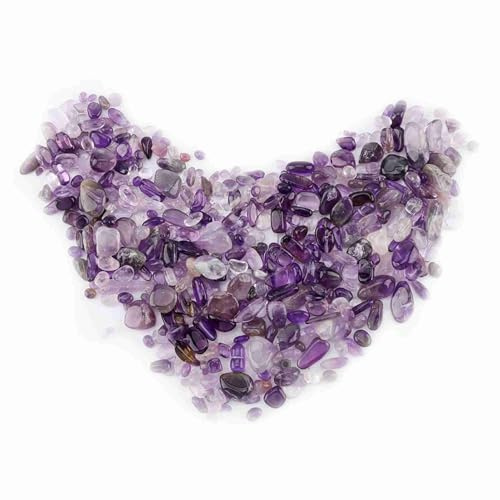 Pssopp Pezzi di Quarzo Frantumati Decorazione di Pesce Bianco Rosa Viola Trucioli di Pietra di Cristallo Naturale Pezzi Frantumati, Pietra Sfusa per la Creazione di Gioielli Decorazione Domestica