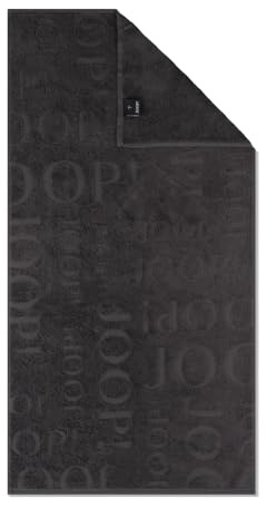 Joop! Duschtuch 80x150 Selection 1711-740 anthrazit Handtuch Baumwolle Frottier 550 g/m² weich saugfähig Made in Germany