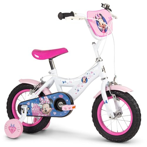 Huffy Disney Minnie Mouse Kinderfahrrad 12/14/16 Zoll mit Stützrädern