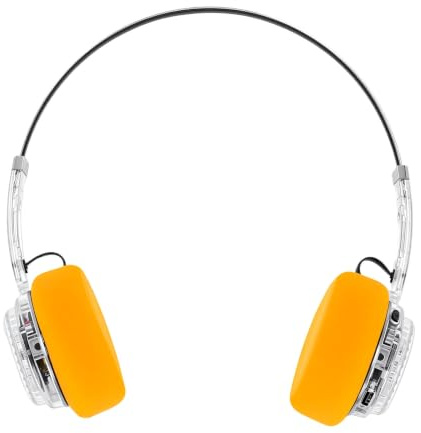 XUMIUZIY Écouteurs Supra-Auriculaires sans Fil Rétro - Bluetooth 6.0 Multipoint (Transparente)
