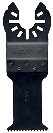DEWALT 5er-Pack Multi-Tool BiM Sägeblatt (zum Einsatz auf Multi-Tools, Sägeblatt 43 x 30 mm, Multifit-Aufnahme, zum Sägen von Holz, Trockenbaumaterialien, PVC) DT20725-QZ
