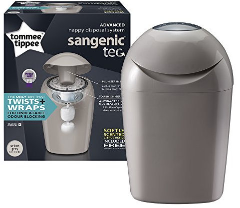 Tommee Tippee Sangenic Tec Windeleimer, Entsorgungs Badewanne (weiß)