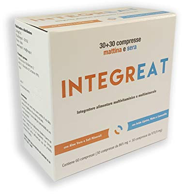 IntegrEat integratore alimentare pazienti bariatrici 60 compresse - Multivitaminico multiminerale a doppia formulazione mattina e sera