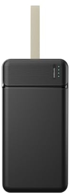 XMOOVE - Travel - Batterie Externe Grande capacité - 30 000 mAh XMVB108 - jusqu'à 12 recharges Double Port USB - 22.5W Max, Port USB-C in&Out - 20W Max