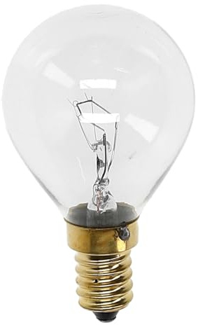 LUTH Premium Profi Parts Backofenlampe Lampe E14 40W 45mmØ 77mm 230V bis 300°C universal für Backofen Kühlschrank kompatibel mit AEG Electrolux 5027989000/3 Bosch 00057874 Miele 01929380