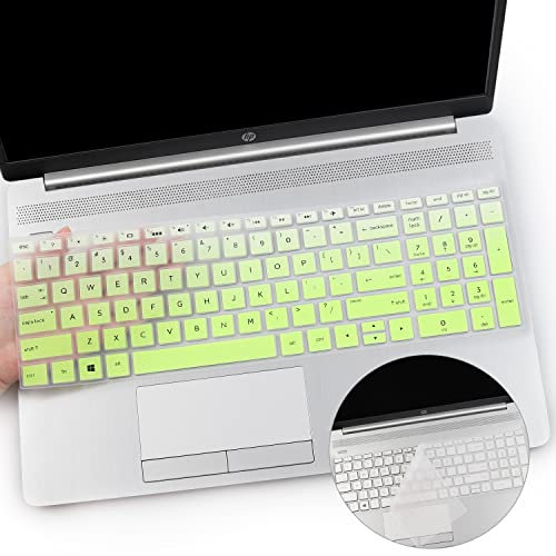 2PCS Keyboard Cover Compatible with HP Envy x360 15.6 Series /2020 2019 HP Pavilion 15 HP Pavilion x360 15.6 Series/HP Envy 17 17.3 Series/HP Laptop 15t 17t 17-ca0011nr-by0040nr