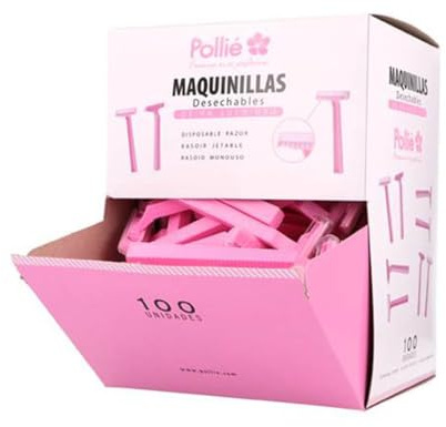 CAJA 100 MAQUINILLAS DESECHABLES UN SOLO USO