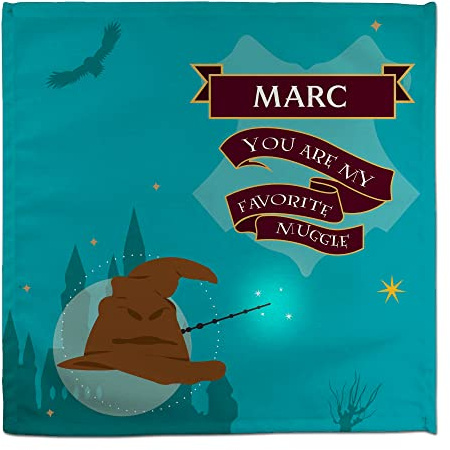 Personalisierte Servietten. Stoffservietten Harry Potter. Servietten Stoff. Servietten Mit Namen. 50% Baumwolle. Personalisierte Geschenke. Espresso patronum