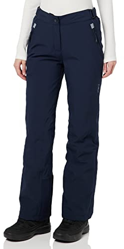 CMP - Pantaloni da sci da donna, Black Blue, 44