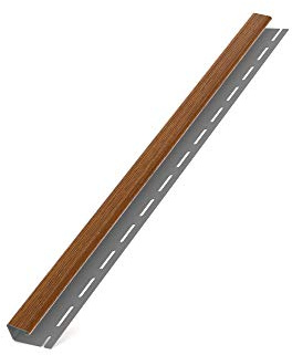 Bryza Kunststoffpaneele Goldene Buche Holzoptik 1,50m Wandpaneele Deckenpaneele Innen und Außen Unterdachpaneele Dachkasten Wandverkleidung (J- Abschlussleiste 1,50m)