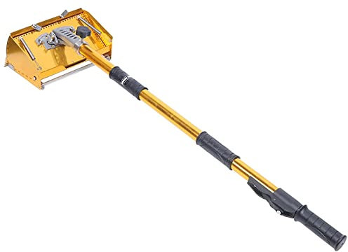 CGLYYDS Trockenbau Kelle,Trockenbau Kelle Drywall Flat Finishing Werkzeuge,Flat Box mit 98-180 cm Verstellbarer Griff, Schnell-Teleskopschalter,für Zimmer