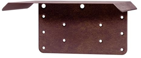Alberts 355319 Fågelholk med trapetsformat skyddstak | Fågelholk av stål i olika trendiga färger | Fågelbo att hänga upp eller placera | Storlek 210 x 150 x 100 mm