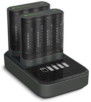 GP ReCyko 2 unités Pro Charger M461 (USB) avec Station de Charge D861, avec 8 Piles NiMH Pro AA de 2000 mAh