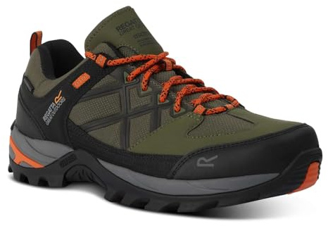 Regatta Mens Samaris III Low Walking Shoes with Performance Threads & Shock Absorbing Heel, Waterproof & Breathable - Perfect for Outdoors, Hikin, Climbing & Mountaineering