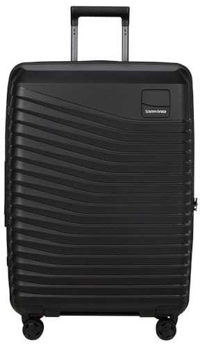Samsonite Intuo - Spinner M, Erweiterbarer Koffer, 69 cm, 79/87 L, Schwarz (Black)