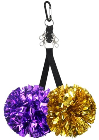 Lovecheer Pom Pom Holder Protect Cheer Poms&Bow Hair Ties Organizer